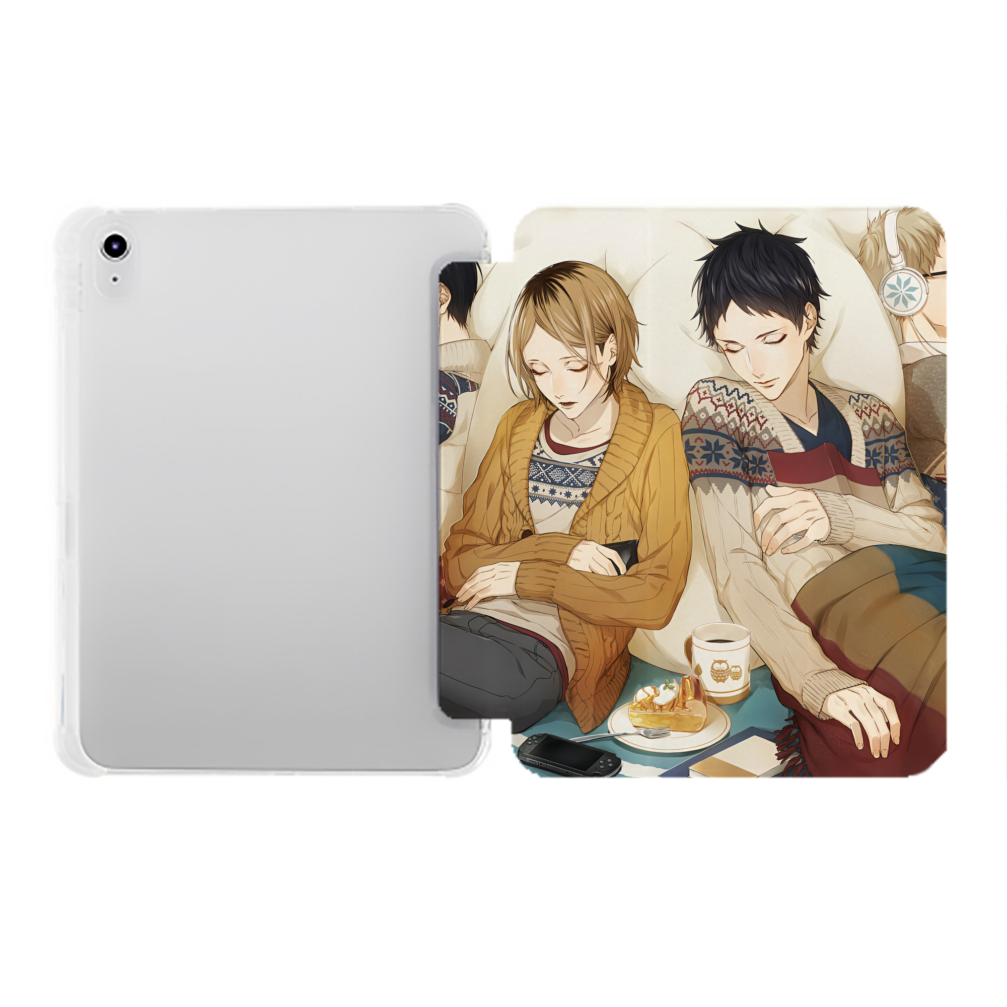 （画像用） ハイキュー!! Haikyu!! IPad ケース ペン収納付き 三つ折りスタンド PUレザー×シリコン 対応機種9.5/10.5/10.9インチ